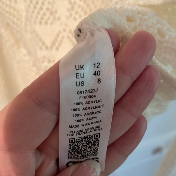 ASOS Crotchet Sweater w/ Bubble Sleeve - Picture 5 of 5